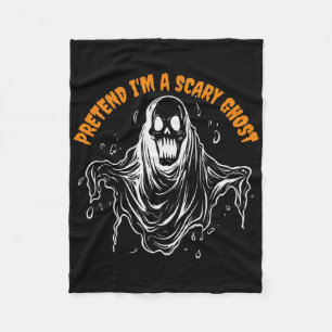 Cobertor De Velo Fingir que sou um fantasma assustador de Halloween