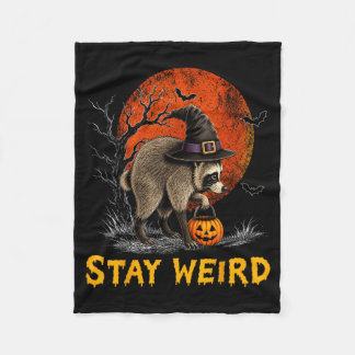 Cobertor De Velo Fique Estranho Jimothy Seattle Guaxinim Halloween