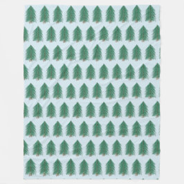 Cobertor De Velo Fir Tree Forest