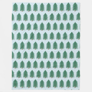 Cobertor De Velo Fir Tree Forest