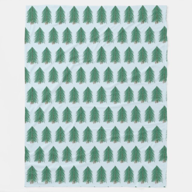 Cobertor De Velo Fir Tree Forest (Frente)