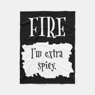 Cobertor De Velo Fire Hot Packet Halloween Taco Eu sou Extra Spicy 