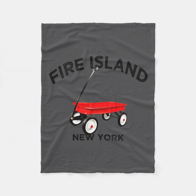 Cobertor De Velo Fire Island Large Version Red Wagon Long Island Ny (Frente)