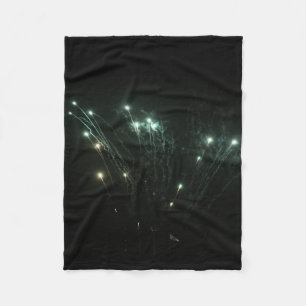 Cobertor De Velo Fireworks Fleece Blanket