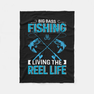 Cobertor De Velo Fisher Gift Big Fishing Living The Life