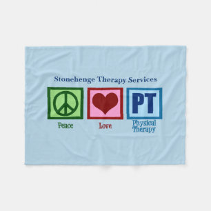 Cobertor De Velo Fisioterapia da pinta do amor da paz