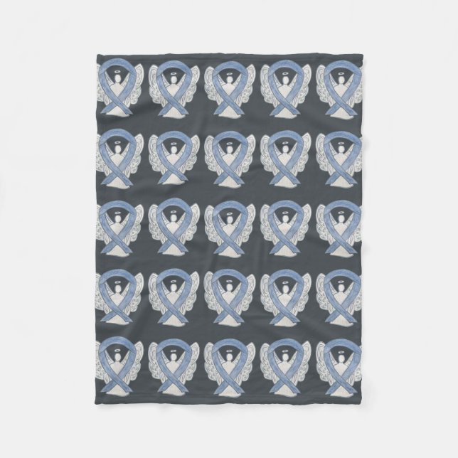 Cobertor De Velo Fita Fleece Quimia do Cancer do Cérebro Sensibiliz (Frente)