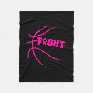 Cobertor De Velo Fita Rosa, Jogador de Basquete de Luta contra o Ca