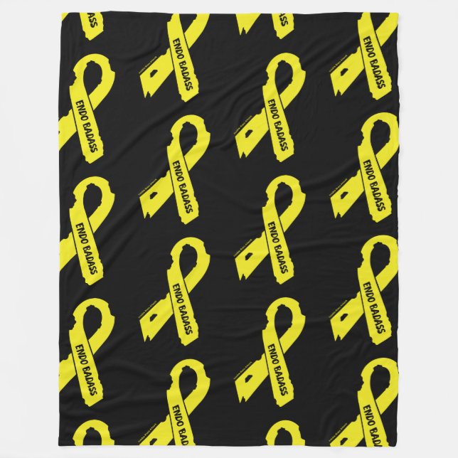 Cobertor De Velo Fita Torna/Embassas... Endometriose Folha (Frente)