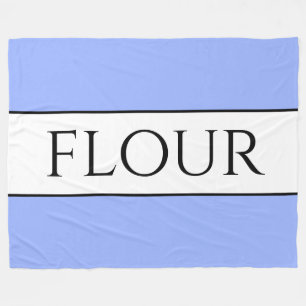 Cobertor De Velo Fitas Bonito Azuis Azuis "FLOUR", antigas e moídas