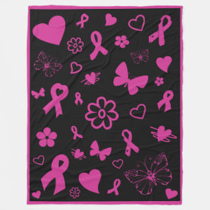 Cobertor De Velo Fitas rosa/Múltiplos...Cancer da mama