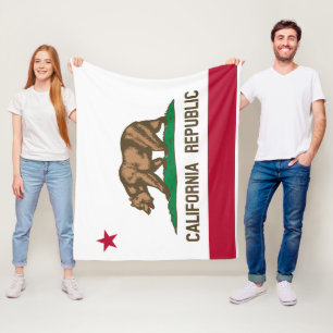 Cobertor De Velo Flag Of California,California flag blanket