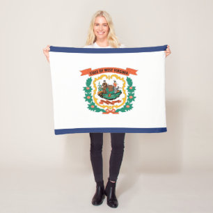 Cobertor De Velo Flag of West Virginia, EUA