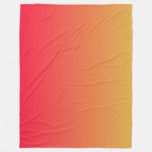 Cobertor De Velo Flame Red e yellow ombre