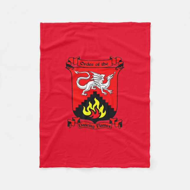 Cobertor De Velo Flames Lodge Blanket (Frente)