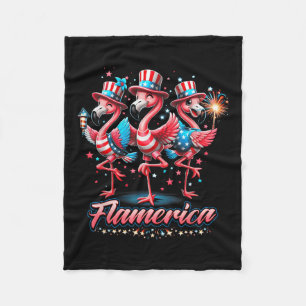 Cobertor De Velo Flamingo 4, Independência Patriótica Dos Eua Fl