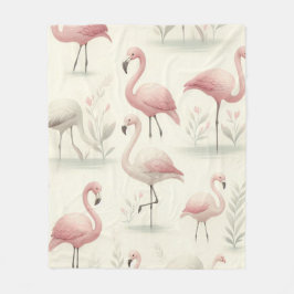 Cobertor De Velo Flamingo Chique