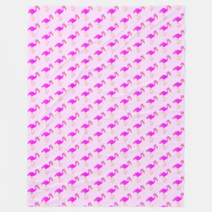 Cobertor De Velo Flamingo Fleece Blanket