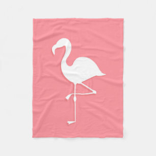 Cobertor De Velo Flamingo Fleece Blanket
