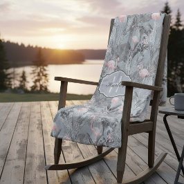 Cobertor De Velo Flamingo Orchid Pattern Tropical ID868