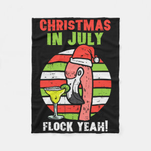 Cobertor De Velo Flamingo Rebanho Sim Natal Em Julho Retro Verão