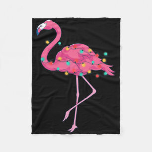 Cobertor De Velo Flamingo Rosa Tropical Havaí Natal de Verão