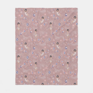 Cobertor De Velo Flappers Lady Glam Fun Design Rosa