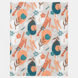 Cobertor De Velo Flat Floral Orgânico