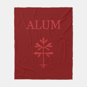 Cobertor De Velo Flece Blanket, Alum Red