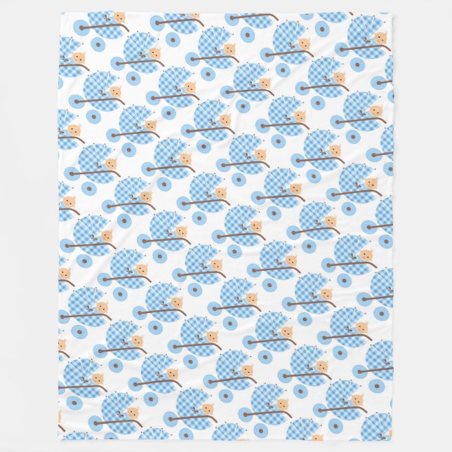 Cobertor De Velo Flece Blanket/Baby Boy (Frente)