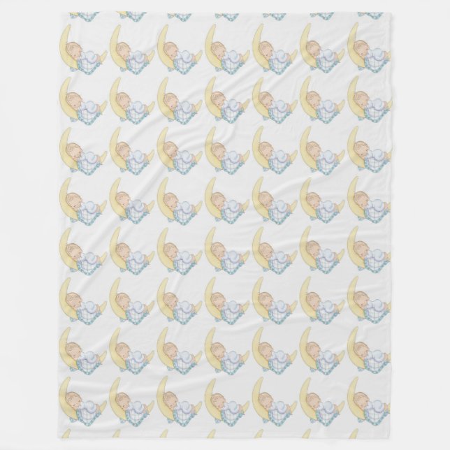 Cobertor De Velo Flece Blanket/Baby Boy (Frente)