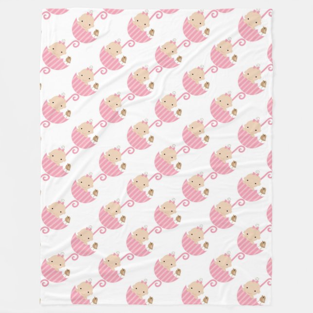 Cobertor De Velo Flece Blanket/Menina (Frente)