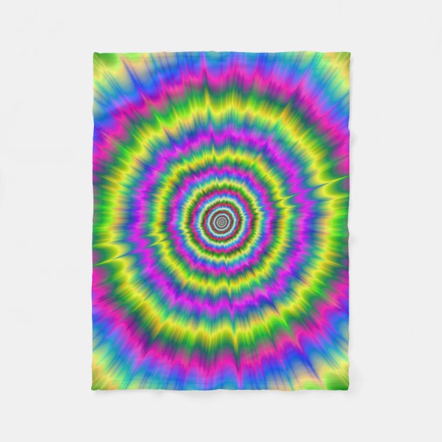 Cobertor De Velo Flece Blanket Neon Explosion (Frente)