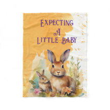 Flece Blanket para futuras mães