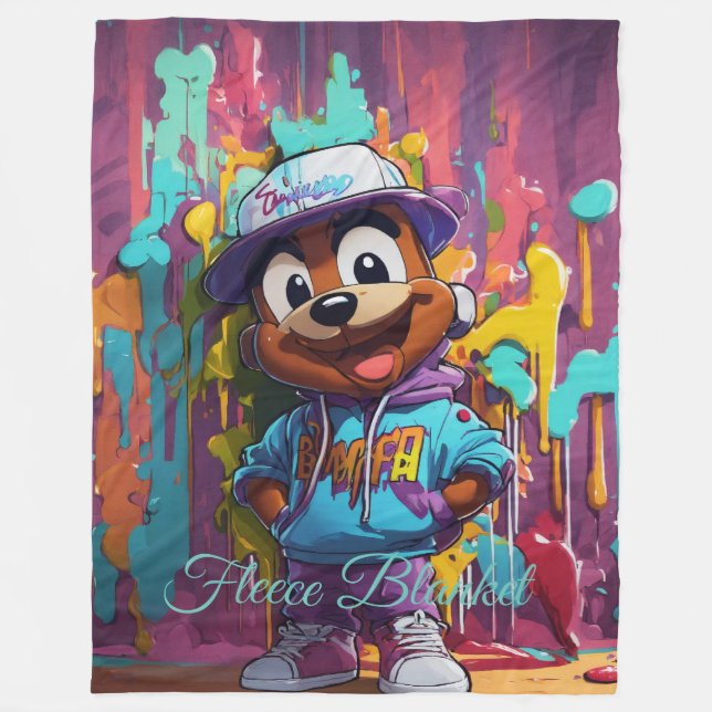 Cobertor De Velo Fleece Blanket (Frente)