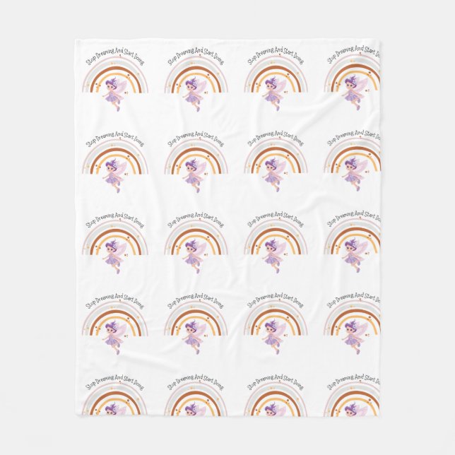 Cobertor De Velo Fleece Blanket (Frente)