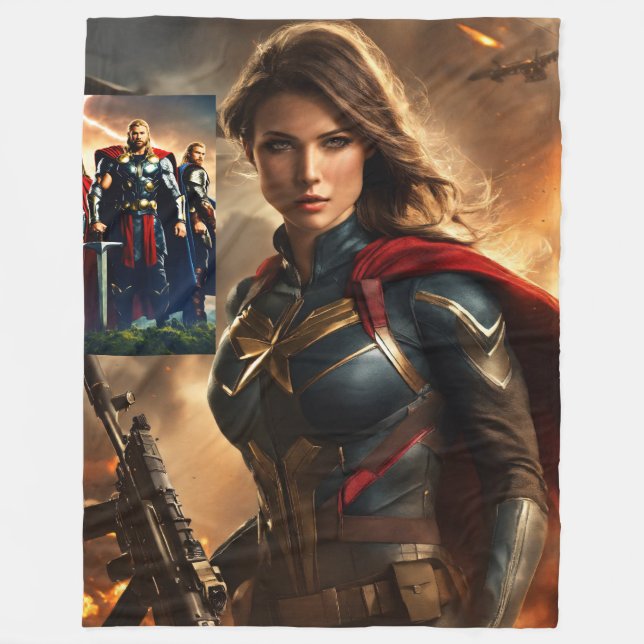 Cobertor De Velo Fleece Blanket (Frente)