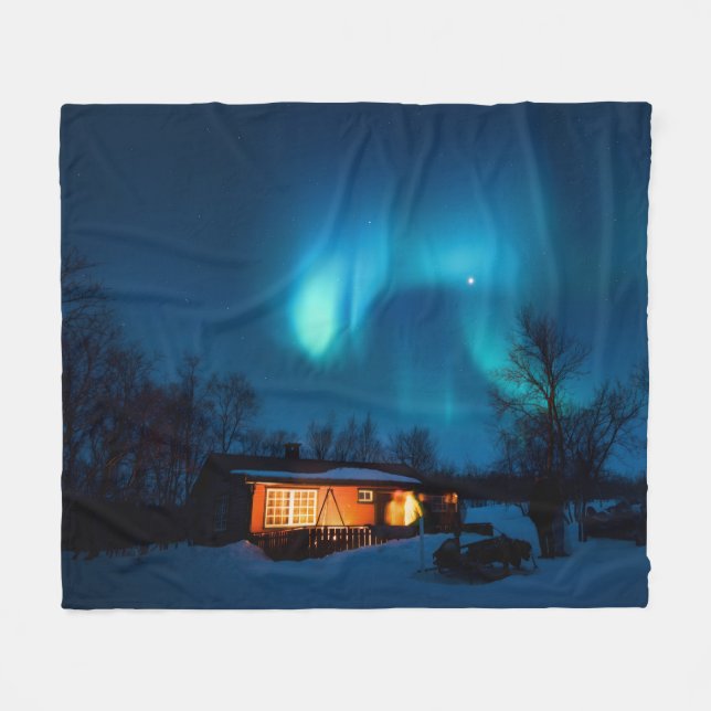 Cobertor De Velo Fleece Blanket (Frente (Horizontal))