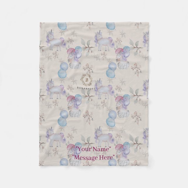 Cobertor De Velo Fleece Blanket (Frente)