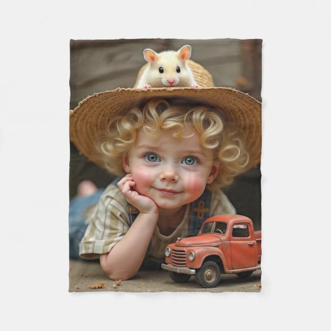 Cobertor De Velo Fleece Blanket (Frente)