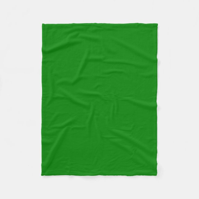 Cobertor De Velo Fleece Blanket 30"x40" - Verde (Frente)