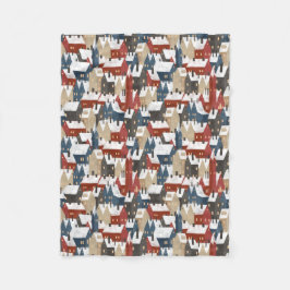 Cobertor De Velo Fleece Blanket 76,2cmx101,6cm - Christmas Pattern