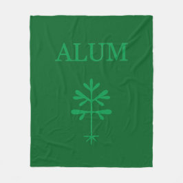 Cobertor De Velo Fleece Blanket, Alum Green