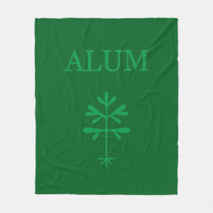 Cobertor De Velo Fleece Blanket, Alum Green