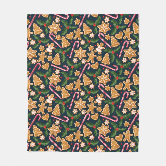 Cobertor De Velo Fleece Blanket de Natal (Frente)