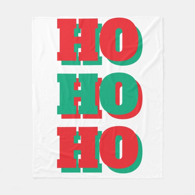 Cobertor De Velo Fleece Blanket de Natal (Frente)