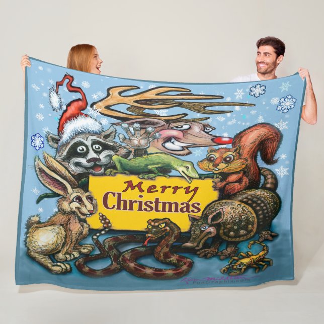 Cobertor De Velo Fleece Blanket de Natal (In Situ)