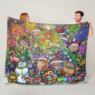 Cobertor De Velo Fleece Blanket de Natal