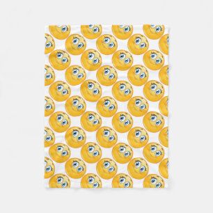 Cobertor De Velo Fleece Blanket/Emoticons