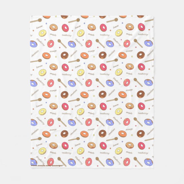 Cobertor De Velo Fleece Blanket Homemade do Rosquinha (Frente)